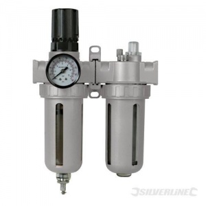 Regulador de presión con lubricador y filtro de humedad