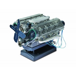 Maqueta motor V8